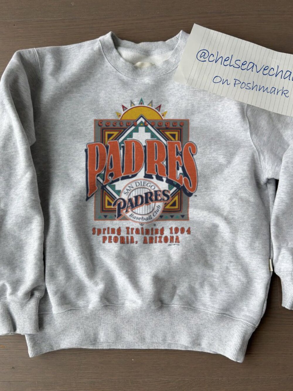 Vintage 1994 San Diego Padres Spring Training Baseball Sweatshirt, MLB Shirt Tee
